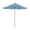 California Umbrella 9' Black Aluminum Market Patio Umbrella, Sunbrella Dolce Oasis 194061335444 - alternate 1